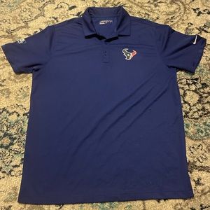 Nike Golf Bud Light Houston Texan Polo shirt blue men’s size XXL